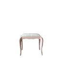 Retro old pink dresser Nordic European solid wood carving flower dressing table makeup stool glass combination