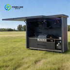 Customized Multifunctional Integrated Outdoor Kitchen Station Stable Structure For Villa Patio Backyard Open Air Cooking