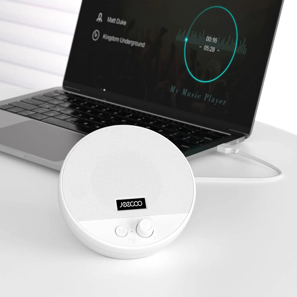 Jeecoo A10 USB Plug-N-Play Laptop Speakers Bluetooth Computer Speakers,Volume Knob Speaker with for PC Desktop&Laptop