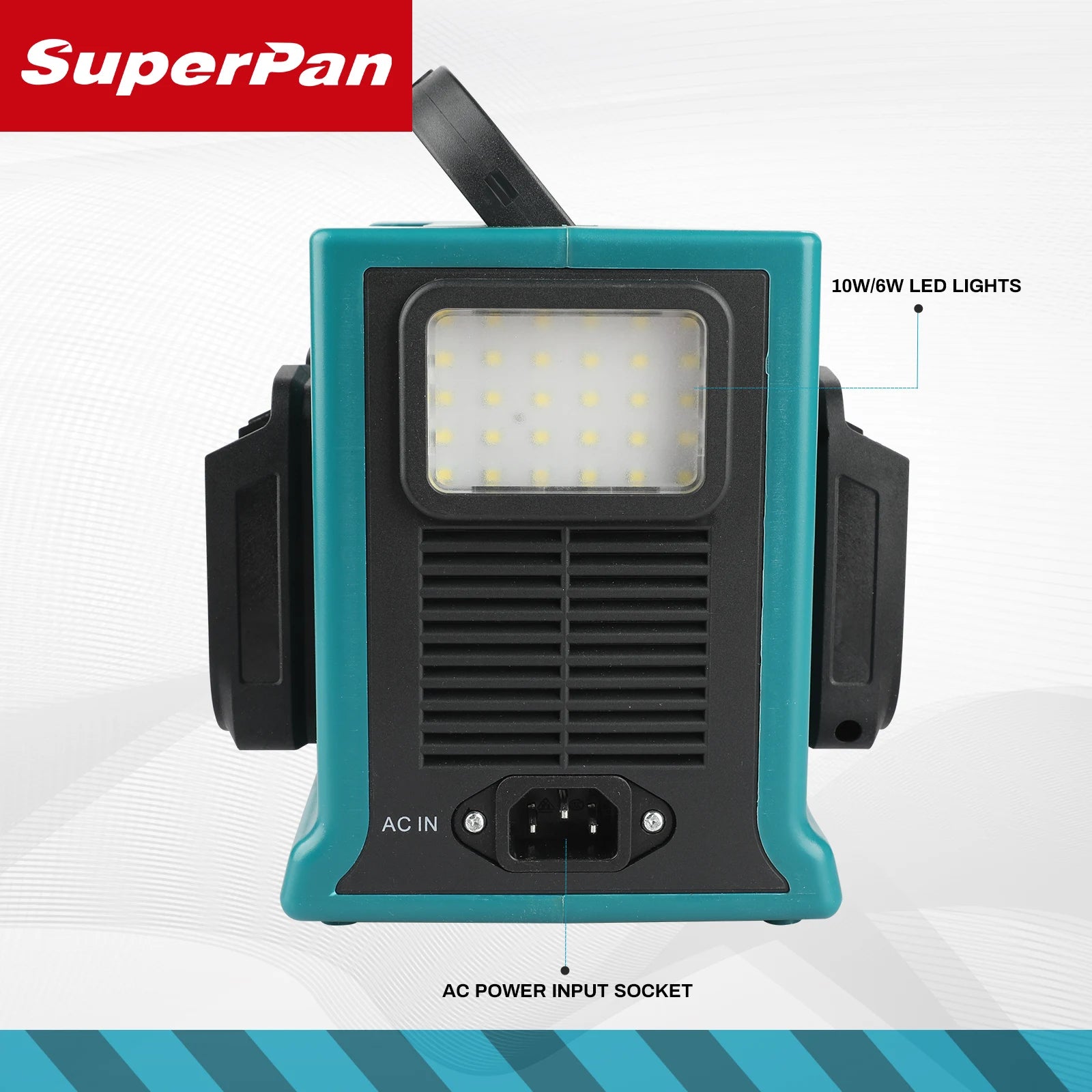 18V Power Inverter,120V/220V Portable Generator with USB, 280 Lm C-type LED Camping Light For Makita 18v Battery Pins
