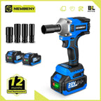 NEWBENY 1000N.m Brushless Electric Wrench 3 Gear Cordless Handheld Impact Wrench Driver Power Tool For Makita 18V Battery Pin