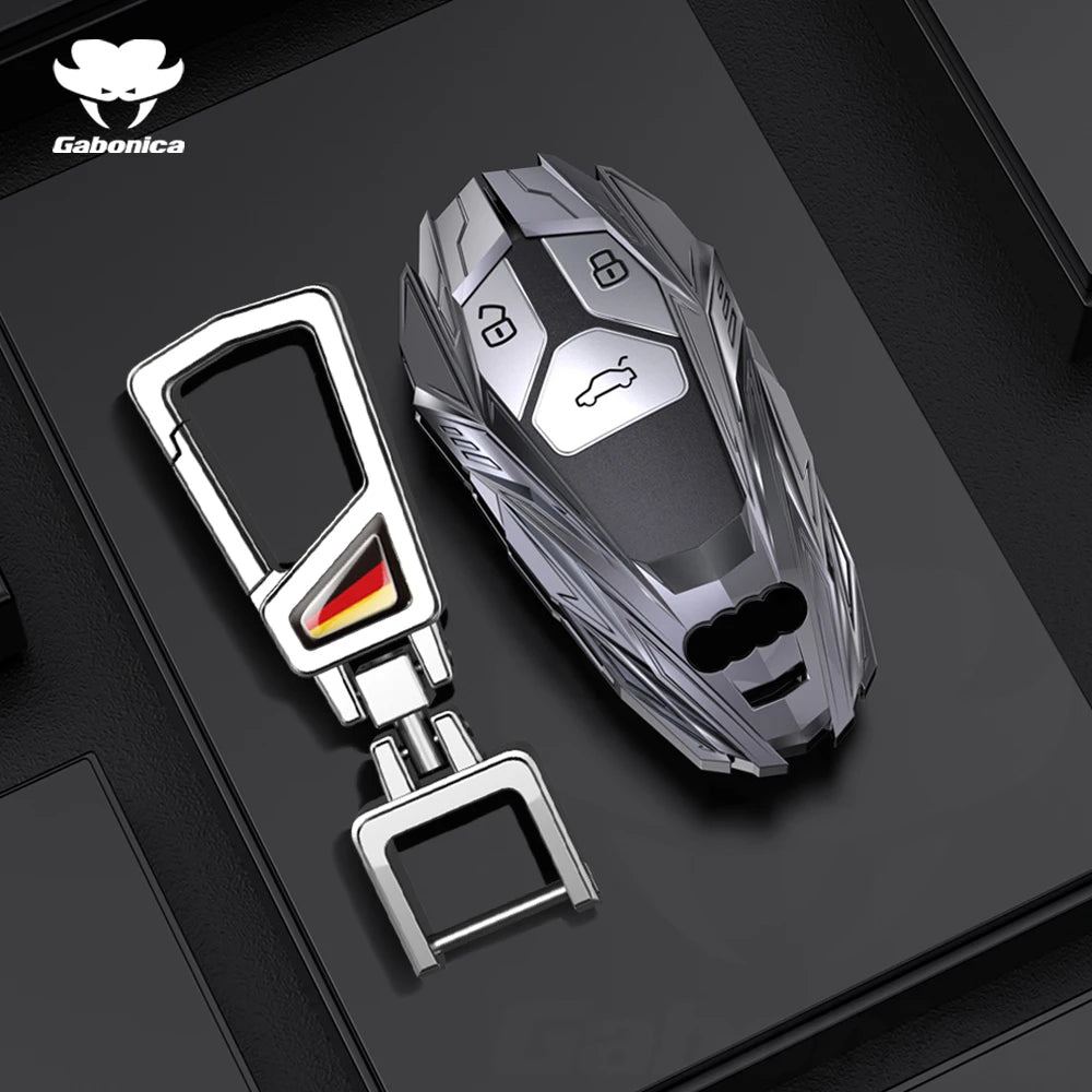 Alloy Car Key Case Cover Shell Fob For Audi A1 A3 Q2L Q3 S3 S5 S6 TT TTS Q7 Q5 A6 A4 A4L Q5L A5 A6L A7 A8 Q8 S4 S8 Accessories