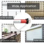 Customized Smart 25mm Curtain Motor Electric Roller Blinds Shutter Tubular Motor 38mm Tube Tuya Wifi Curtain Switch Moudle Alexa