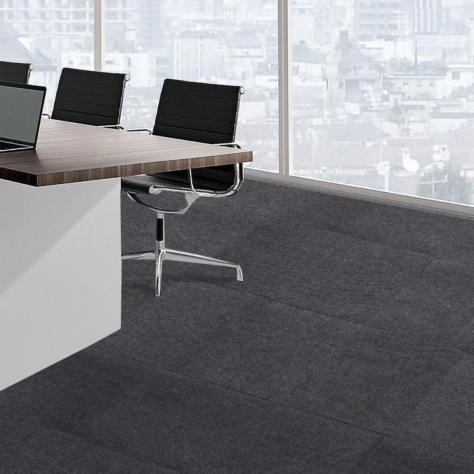15 PCs Home Carpet Tiles Peel and Stick Carpet Tile Wrinkle Resistance for Living Rooms/Bedrooms/Attics/Balconies/Studies