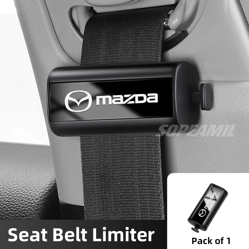 Car Safety Belt Fixator Clamp Seat belt clip limiting stopper Mazda 3 5 6 Axela Atenza Demio MX5 BT50 CX30 CX3 CX5 CX7 CX8 CX9