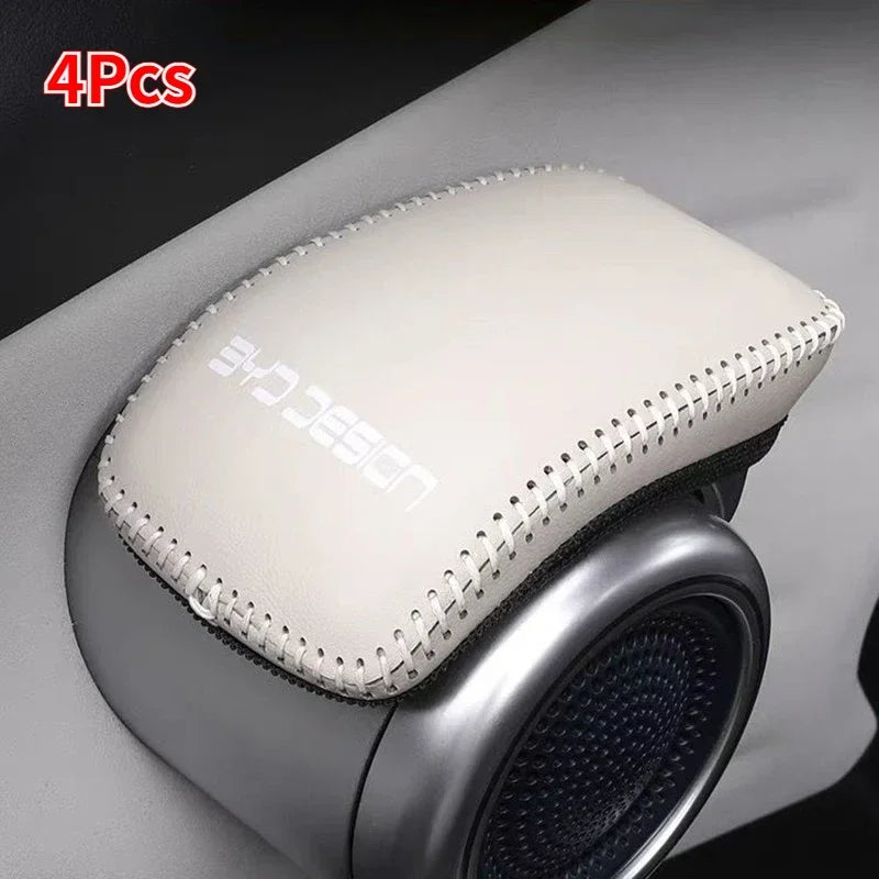 BYD Atto 3 Car Interior Door Handle Protective Cover for BYD Atto 3 YUAN Plus Leather Protective Cover Modified Accessories