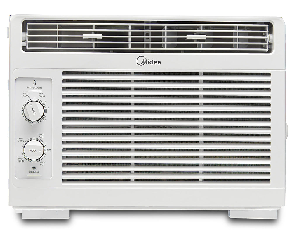 Midea 5,000 BTU 150 Sq ft Mechanical Window Air Conditioner, White, MA