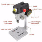 New 340W 220V Bench Drill Press Drilling Milling Machine Plastic Woodworking DIY Precision Milling Working Table Bench Drill