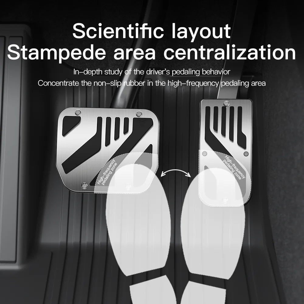 YZ Tesla Model 3/Y Foot Pedal Covers (2017-2025)