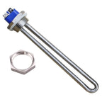12V/24V DC Immersion Water Heater Submersible Heating Element with 1 Inch NPT Thread  Tubular Heater 150W/300W /600W SUS304