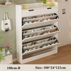 Simple Flip Bucket Shoe Cabinet Entrance Ultra-thin Shoe Cabinet Large Capacity Simple Storage Rack Indoor Shoe Storage Cabinet