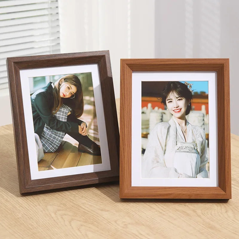Nordic Wooden Photo Frame Minimalist A3 A4 Frame for Pictures for Wall Bedroom Living Room Ornament Christmas Gift Home Decor