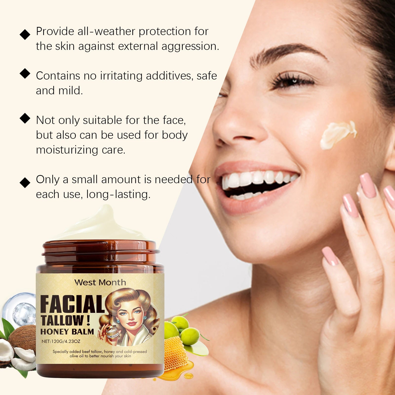 Beef Tallow Face Cream