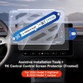 YZ Tempered Glass Film Protector For Tesla Model Y Juniper  Model 3 Highland 2024 2025 Rear Row Center Control Screen Protective