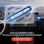 YZ Tempered Glass Film Protector For Tesla Model Y Juniper  Model 3 Highland 2024 2025 Rear Row Center Control Screen Protective