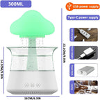 Rain Cloud Humidifier Aroma Diffuser With 7Colors Night Light Aromathe