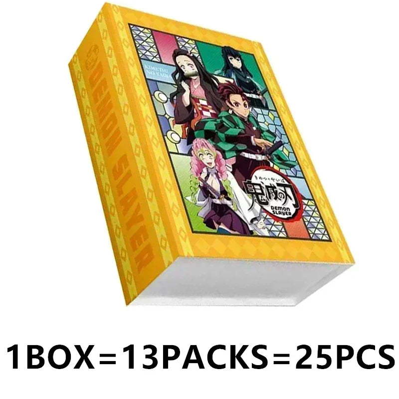 Douqu Original Demon Slayer English Version Trading Card Full Series Anime Collection Card Board Game Children's Toys Gift