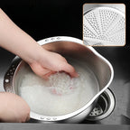 316 Stainless Steel Drainage Basket Multifunctional Amalgamator Rice Sieve Fruit Plate Household Kitchen Washbasin