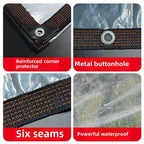 Transparent Multifunctional Rainproof Cloth PE Waterproof Tarpaulin Balcony Rain Protection Outdoor Windproof Plastic Cloth