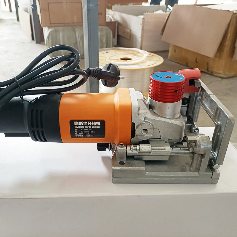 Lamello slotting machine Wood working tenoning machine with adjustable angle for home decoration wood boring tasks Tools