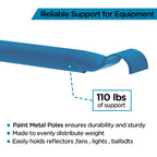 CAU 60x60x120cm Indoor Garden Greenhouse, Plant Growth Tent, Detachable Floor Tray and Toolkit (Blue-edged Blue Iron Pipes)