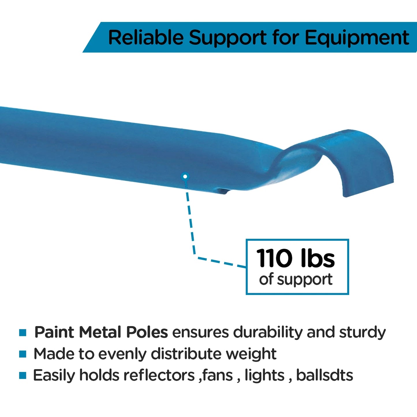 CAU 60x60x120cm Indoor Garden Greenhouse, Plant Growth Tent, Detachable Floor Tray and Toolkit (Blue-edged Blue Iron Pipes)