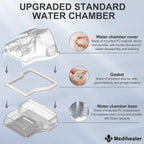 Replacement Water Chamber for AirSense 10 and AirCurve 10, Improved Version Standard Water Tub Compatible with Resmed, Supplied