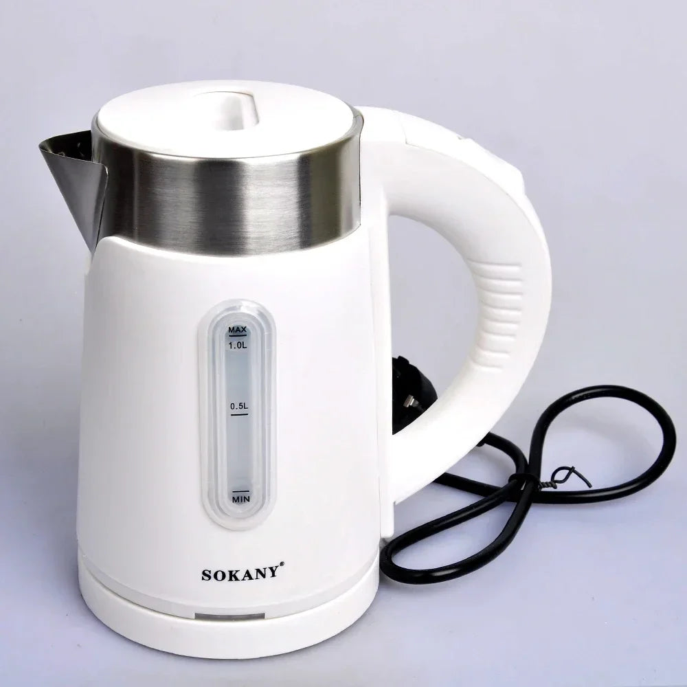 Houselin Electric Kettle,Tea Kettle for Hot Water, Coffee & Tea, With Auto Shut-Off, Boil Dry Protection,Stainless Steel,1-Liter