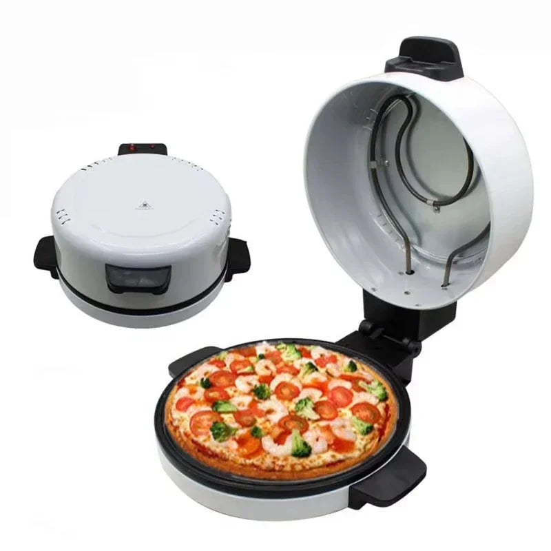 Houselin Elektrische Pizza Maker,Aanrecht Pizza Oven Home  Steak Maker,Met Indicator Licht Steak Brood Pizza Koker,220-240V
