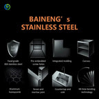 Customized Outdoor kitchen independent workbench waterproof environmentally friendly 304 stainless steel cabinet