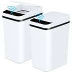 Touchless Motion Sensor Trash Cans (2-Pack)