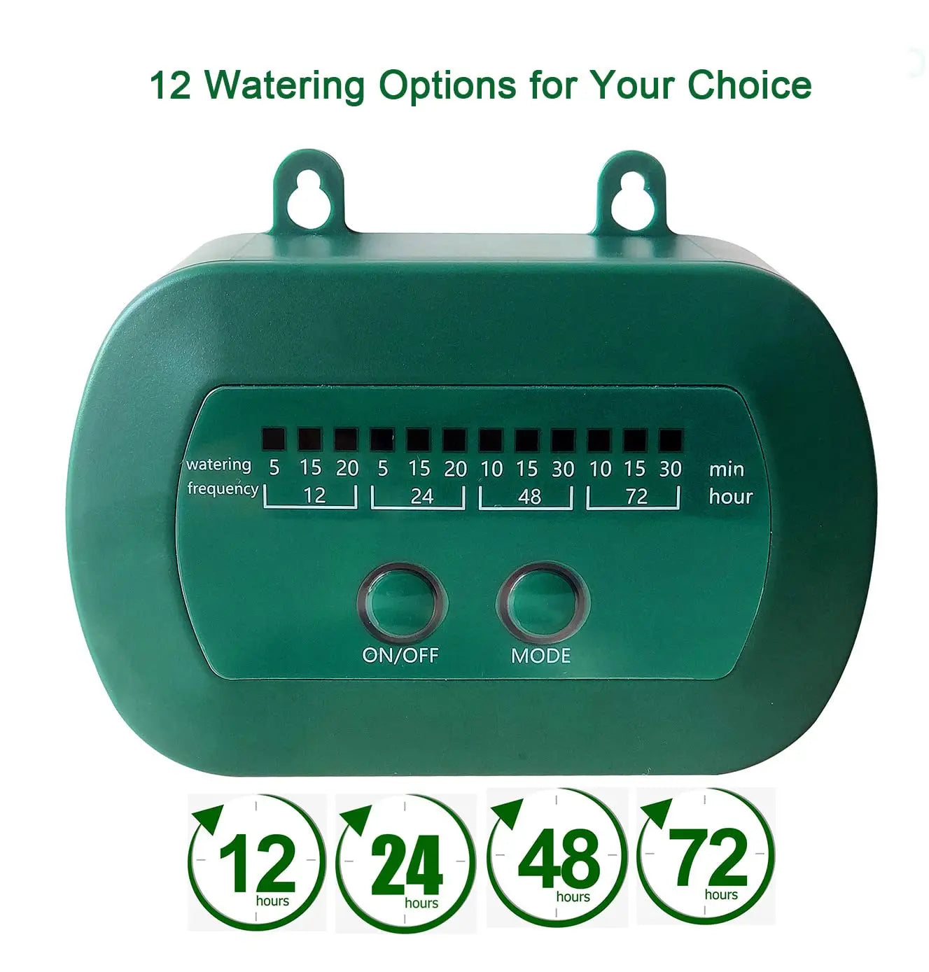 2W/6V Solar Automatic Drip Irrigation Kit With Built-in 1800MAH Battery, For DIY Watering Device For Potted Plants Garden Decora