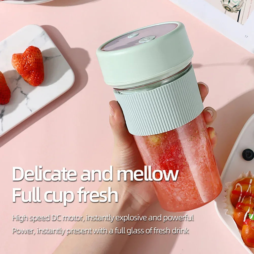2025 800ML High-capacity Electric Blenders 6/12 Blades 1200mah Juice Maker Blender Cup Smoothies/Ice Fruits/Nuts Blender Bottle