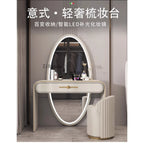 Solid wood dresser, storage cabinet, integrated bedroom, small dressing table, high-end dressing table