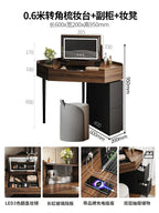 Corner Coffee Vanity Table Modern Living Room Study Bedside Dressing Table Wood Bedroom Makeup Penteadeira Postmodern Furniture