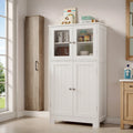 Bathroom wardrobe, bathroom wardrobe with 4 doors, storage s wardrobe with adjustable shelves, for bathroom, bedroom
