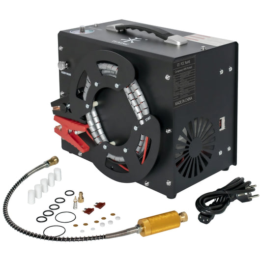 TUXING TXES062 300Bar PCP Air Compressor w/ 12V Adapter