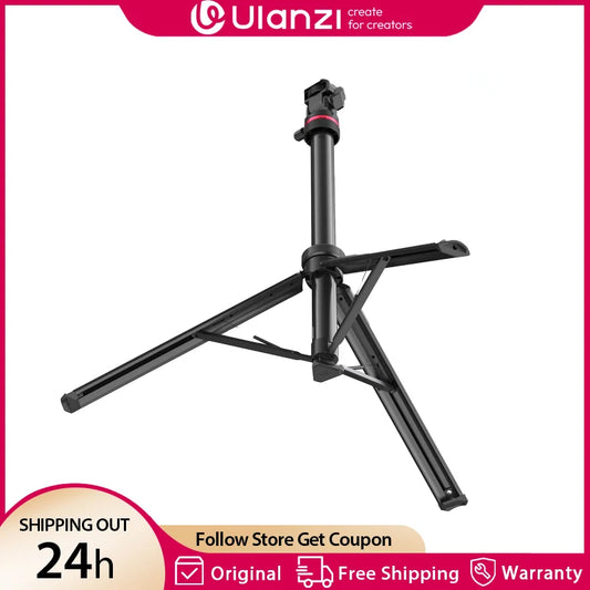 Ulanzi MT-80 2M Auto-Open Camera Tripod Light Stand for Camera COB Light Mount Outdoor Photography with 360° Pan Support 5kg