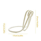 Pearl Necklace Wine Suspended Rack Creative Resin Hanging Single Wine Bottle Holder Stand Desktop Decoration