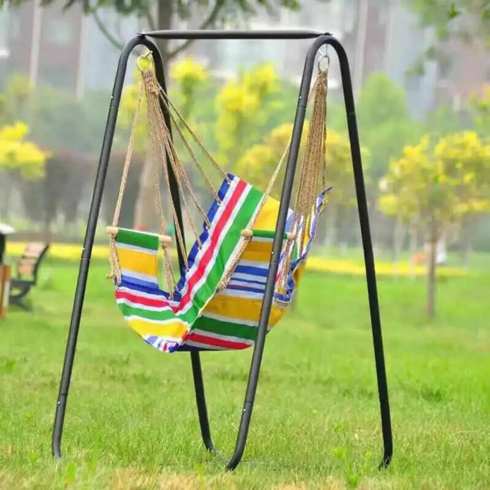 A-Shaped Metal Hammock Chair Stand - Heavy Duty, Anti-Deform Swing Seat Rack (Stand Only) | AlluCanFind