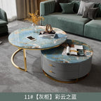 Design Nordic Coffee Tables Modern Storage Luxury Simple Aesthetic Coffee Tables Unique Marble Mesa Centro Living Room Furniture