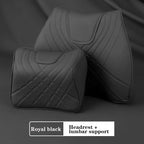 Car headrest for Mercedes-Benz C W205 GLC X254 E Class W214 Nappa leather headrest neck and waist support advanced material