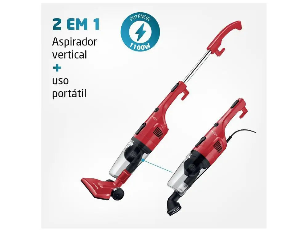 Mondial 1100W Turbo Cycle - 220V 2 in 1 Vacuum Cleaner
