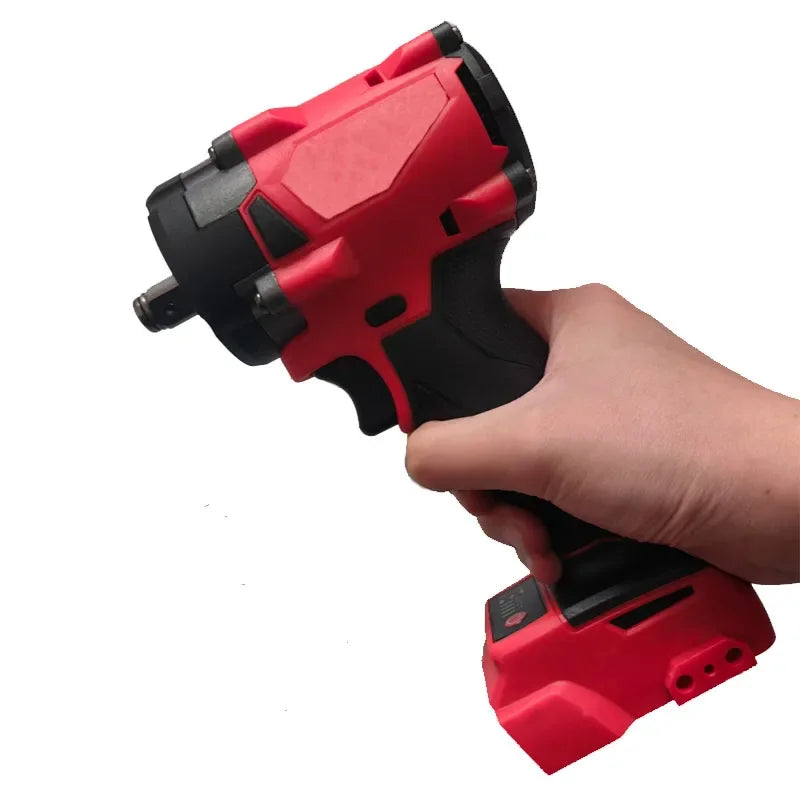 Brushless Impac Wrench 500N.m Electric Driver 1/2" Repair Cordless Screwdriver 4 Gears Power Tools for Milwaukee 18V Battery