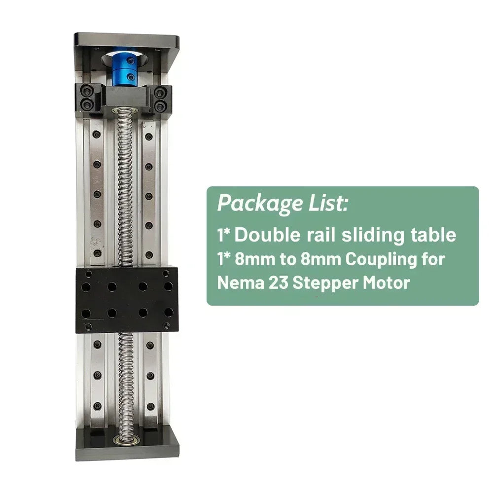 Linear Rail Motor Kit CNC Ball Screw Sliding Table SFU1605 Nema23 Motor Slide Table Linear Guide Stage XYZ Axis Motion Module