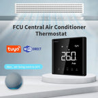 Wireless Fan Coil Thermostat Hvac Fan Coil Smart Wifi Digital Room Thermostat Modbus Thermostat Controller For Fan Coil Unit