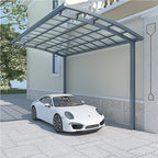 Outdoor Aluminum Awning with Durable Polycarbonate Sheet – Ideal for Window or Door Shade, Rain & UV Protection All Year