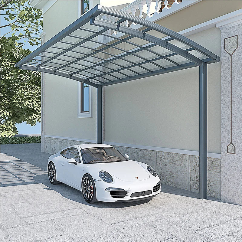 Outdoor Aluminum Awning with Durable Polycarbonate Sheet – Ideal for Window or Door Shade, Rain & UV Protection All Year