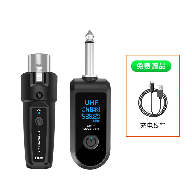 Good Wireless microphone system UHF wireless XLR transmitter and receiver for dynamic microphones, audio mixer PA systems guitar