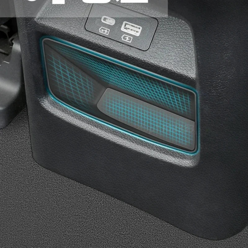 For BYD Song Plus DM-i EV 2020-2025 Car Central Control Rear Armrest Garbage Can TPE Interior Accessories